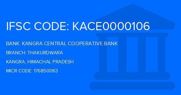 Kangra Central Cooperative Bank (KCCB) Thakurdwara Branch IFSC Code