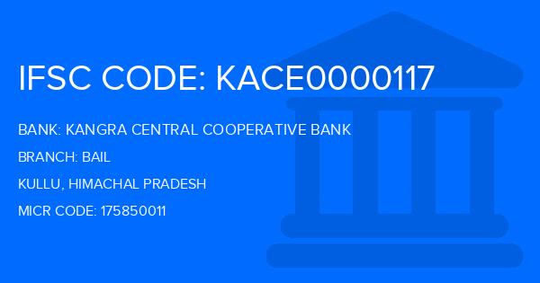 Kangra Central Cooperative Bank (KCCB) Bail Branch IFSC Code