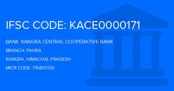 Kangra Central Cooperative Bank (KCCB) Pahra Branch IFSC Code