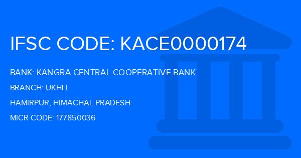 Kangra Central Cooperative Bank (KCCB) Ukhli Branch IFSC Code