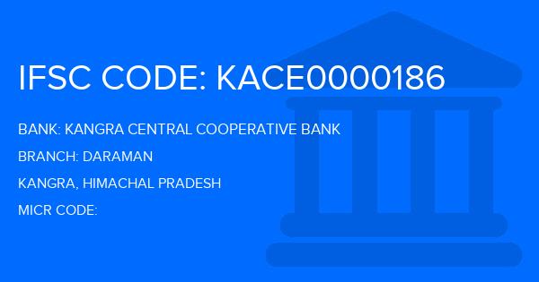 Kangra Central Cooperative Bank (KCCB) Daraman Branch IFSC Code