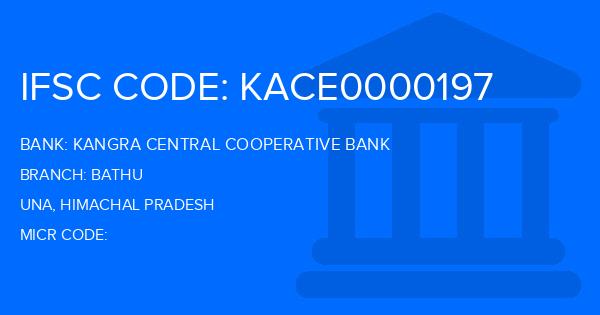 Kangra Central Cooperative Bank (KCCB) Bathu Branch IFSC Code