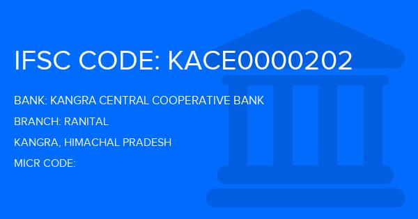 Kangra Central Cooperative Bank (KCCB) Ranital Branch IFSC Code