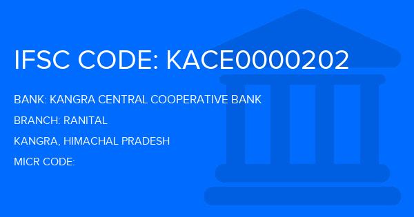 Kangra Central Cooperative Bank (KCCB) Ranital Branch IFSC Code