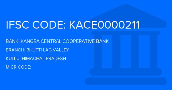 Kangra Central Cooperative Bank (KCCB) Bhutti Lag Valley Branch IFSC Code