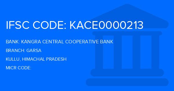 Kangra Central Cooperative Bank (KCCB) Garsa Branch IFSC Code