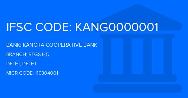 Kangra Cooperative Bank Rtgs Ho Branch IFSC Code