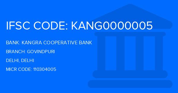 Kangra Cooperative Bank Govindpuri Branch IFSC Code