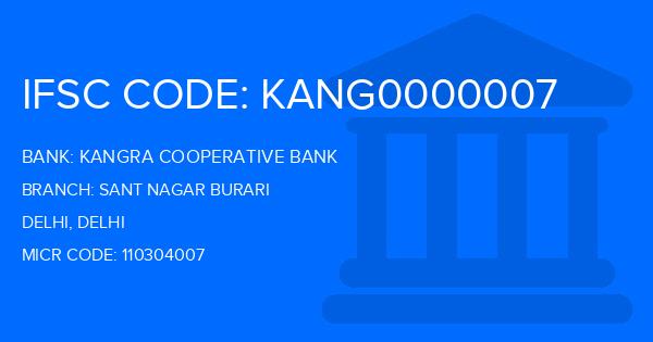 Kangra Cooperative Bank Sant Nagar Burari Branch IFSC Code