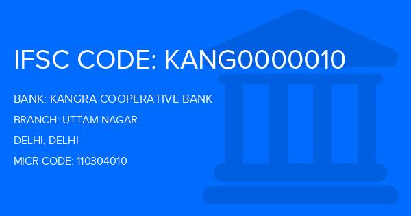 Kangra Cooperative Bank Uttam Nagar Branch IFSC Code
