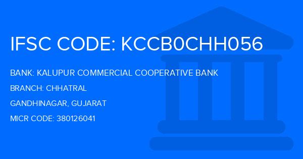Kalupur Commercial Cooperative Bank Chhatral Branch IFSC Code