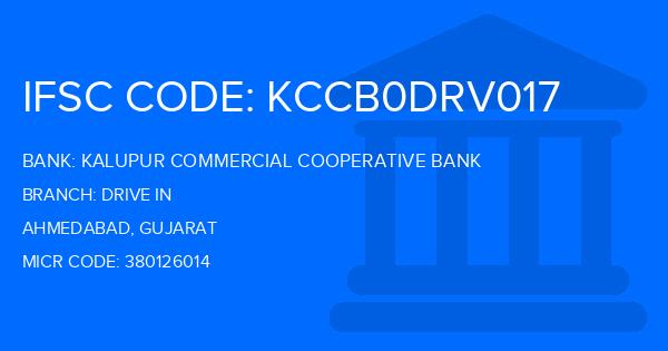 Kalupur Commercial Cooperative Bank Drive In Branch IFSC Code