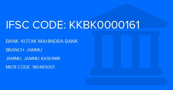 Kotak Mahindra Bank (KMB) Jammu Branch IFSC Code