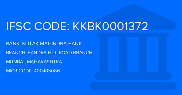 Kotak Mahindra Bank (KMB) Bandra Hill Road Branch
