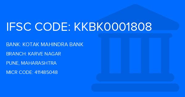 Kotak Mahindra Bank (KMB) Karve Nagar Branch IFSC Code