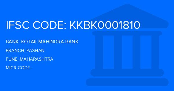 Kotak Mahindra Bank (KMB) Pashan Branch IFSC Code