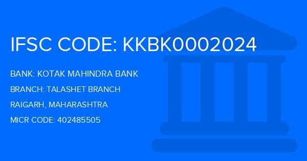 Kotak Mahindra Bank (KMB) Talashet Branch