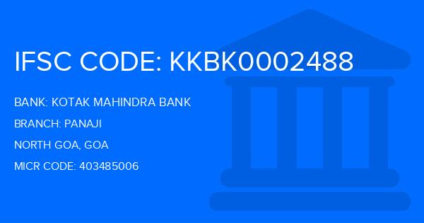 Kotak Mahindra Bank (KMB) Panaji Branch IFSC Code