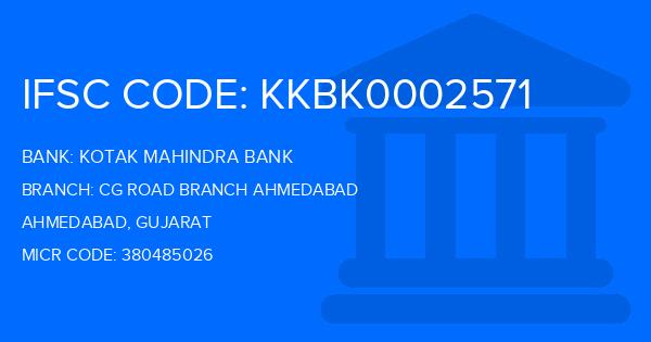 Kotak Mahindra Bank (KMB) Cg Road Branch Ahmedabad Branch IFSC Code