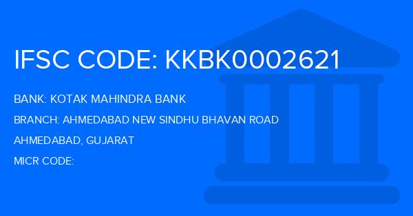 Kotak Mahindra Bank (KMB) Ahmedabad New Sindhu Bhavan Road Branch IFSC Code