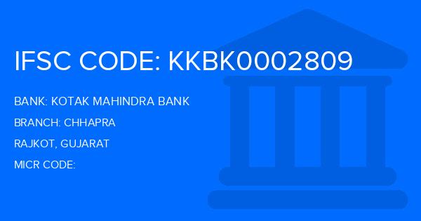 Kotak Mahindra Bank (KMB) Chhapra Branch IFSC Code