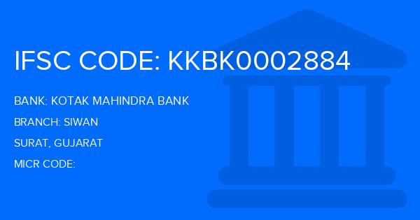 Kotak Mahindra Bank (KMB) Siwan Branch IFSC Code