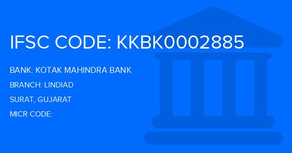 Kotak Mahindra Bank (KMB) Lindiad Branch IFSC Code