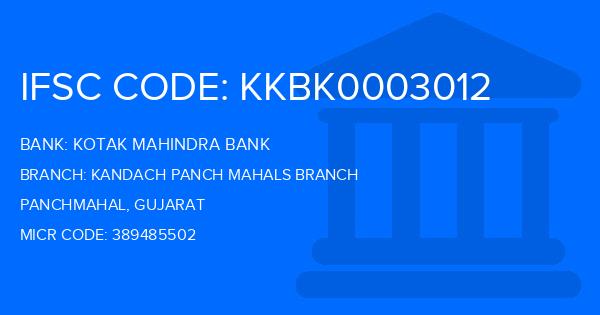 Kotak Mahindra Bank (KMB) Kandach Panch Mahals Branch