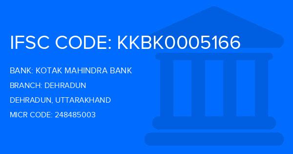 Kotak Mahindra Bank (KMB) Dehradun Branch IFSC Code