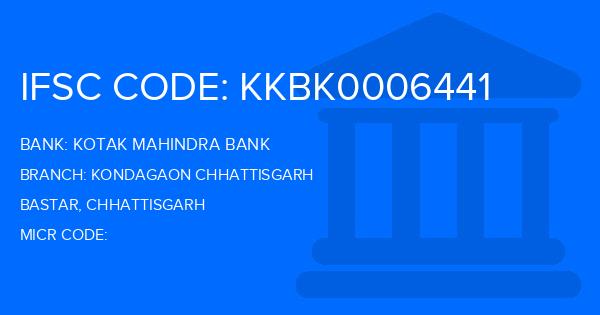 Kotak Mahindra Bank (KMB) Kondagaon Chhattisgarh Branch IFSC Code