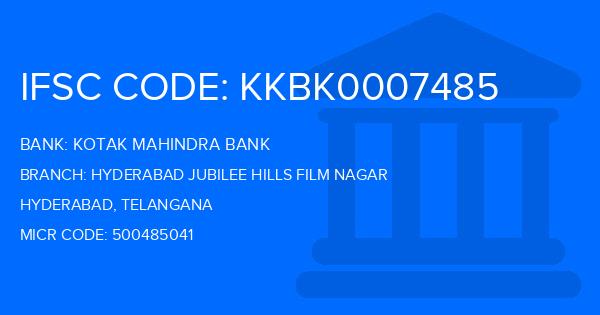 Kotak Mahindra Bank (KMB) Hyderabad Jubilee Hills Film Nagar Branch IFSC Code