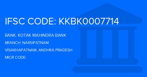 Kotak Mahindra Bank (KMB) Narsipatnam Branch IFSC Code