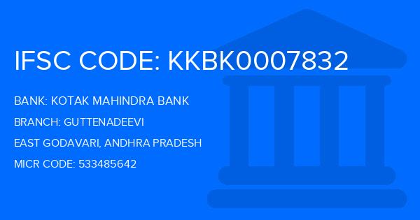 Kotak Mahindra Bank (KMB) Guttenadeevi Branch IFSC Code