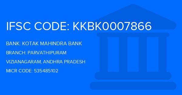 Kotak Mahindra Bank (KMB) Parvathipuram Branch IFSC Code