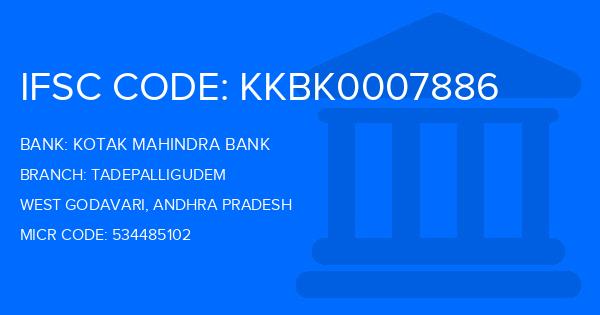 Kotak Mahindra Bank (KMB) Tadepalligudem Branch IFSC Code