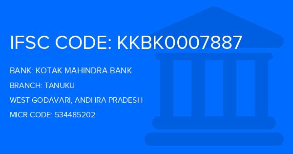 Kotak Mahindra Bank (KMB) Tanuku Branch IFSC Code