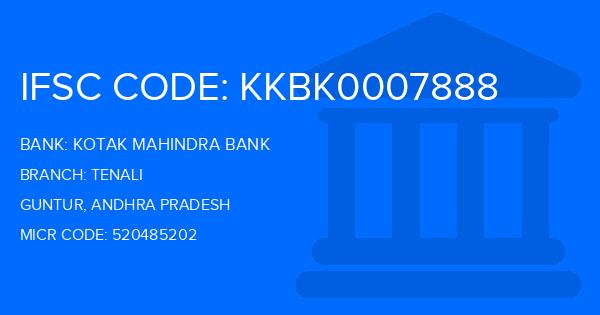 Kotak Mahindra Bank (KMB) Tenali Branch IFSC Code