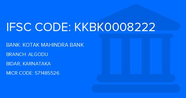 Kotak Mahindra Bank (KMB) Algodu Branch IFSC Code