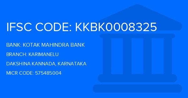 Kotak Mahindra Bank (KMB) Karimanelu Branch IFSC Code