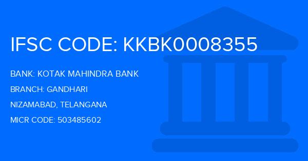 Kotak Mahindra Bank (KMB) Gandhari Branch IFSC Code