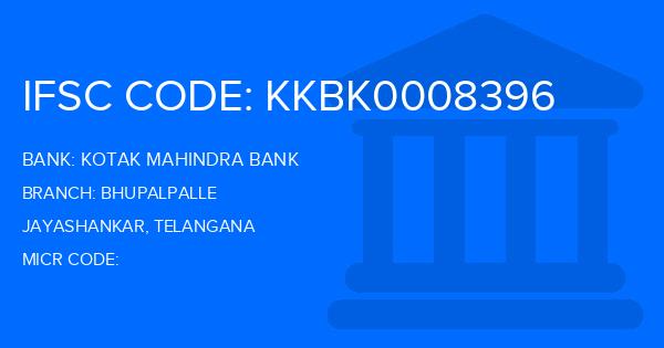 Kotak Mahindra Bank (KMB) Bhupalpalle Branch IFSC Code