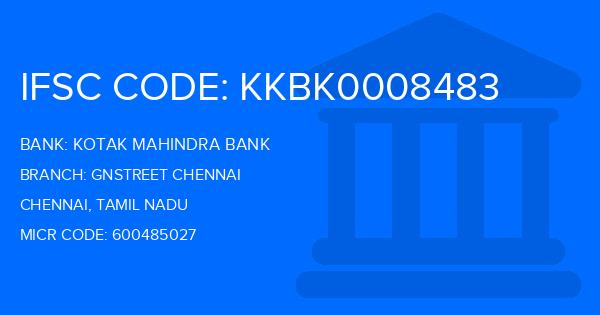 Kotak Mahindra Bank (KMB) Gnstreet Chennai Branch IFSC Code