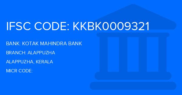 Kotak Mahindra Bank (KMB) Alappuzha Branch IFSC Code