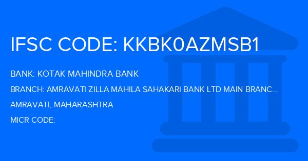 Kotak Mahindra Bank (KMB) Amravati Zilla Mahila Sahakari Bank Ltd Main Branch