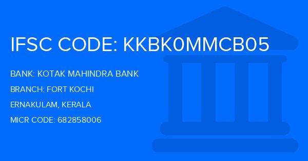 Kotak Mahindra Bank (KMB) Fort Kochi Branch IFSC Code