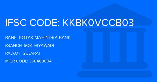 Kotak Mahindra Bank (KMB) Sorthiyawadi Branch IFSC Code
