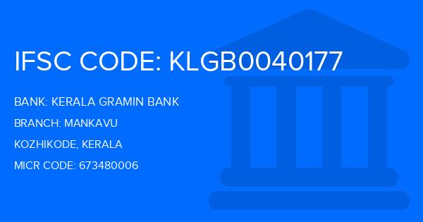 Kerala Gramin Bank (KGB) Mankavu Branch IFSC Code