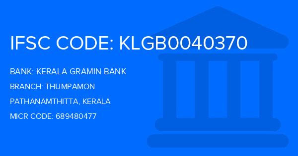 Kerala Gramin Bank (KGB) Thumpamon Branch IFSC Code
