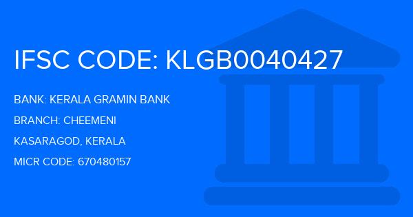 Kerala Gramin Bank (KGB) Cheemeni Branch IFSC Code