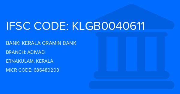 Kerala Gramin Bank (KGB) Adivad Branch IFSC Code